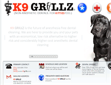 Tablet Screenshot of k9grillz.com